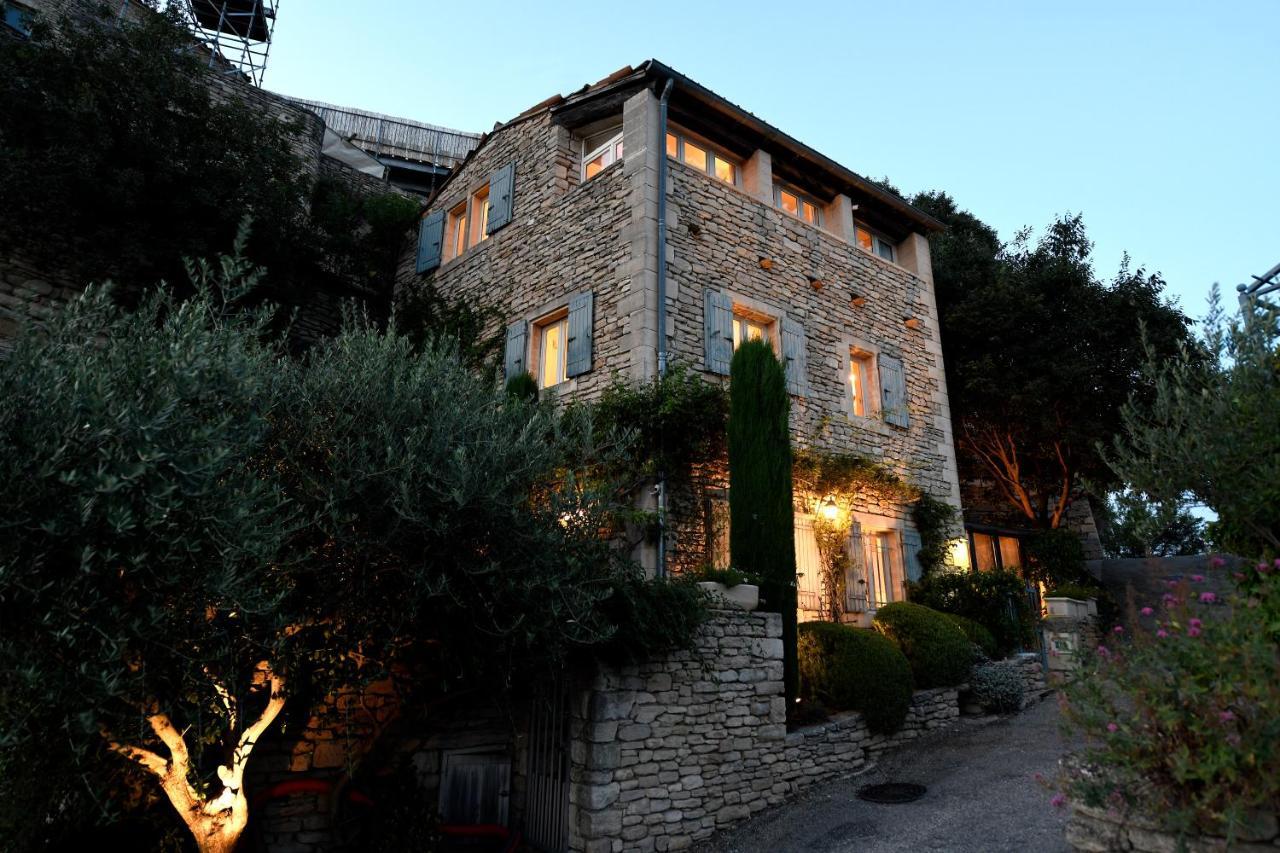 Villa Le Bonheur à Gordes Extérieur photo