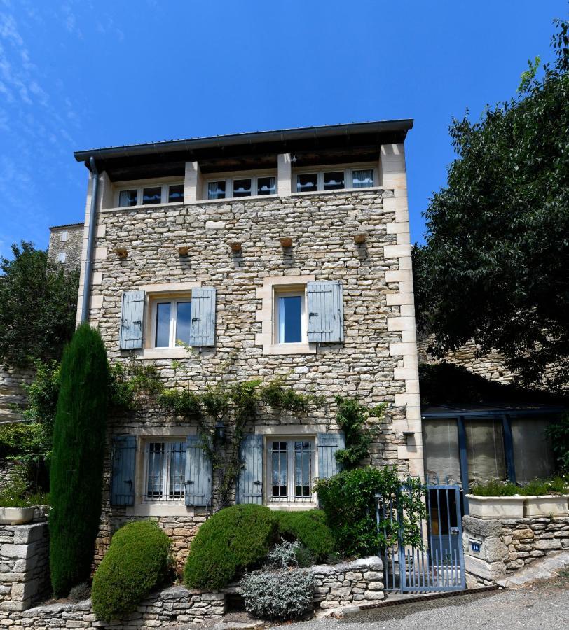 Villa Le Bonheur à Gordes Extérieur photo