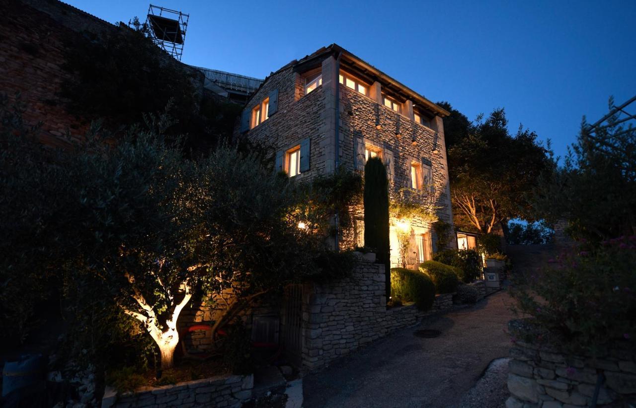 Villa Le Bonheur à Gordes Extérieur photo
