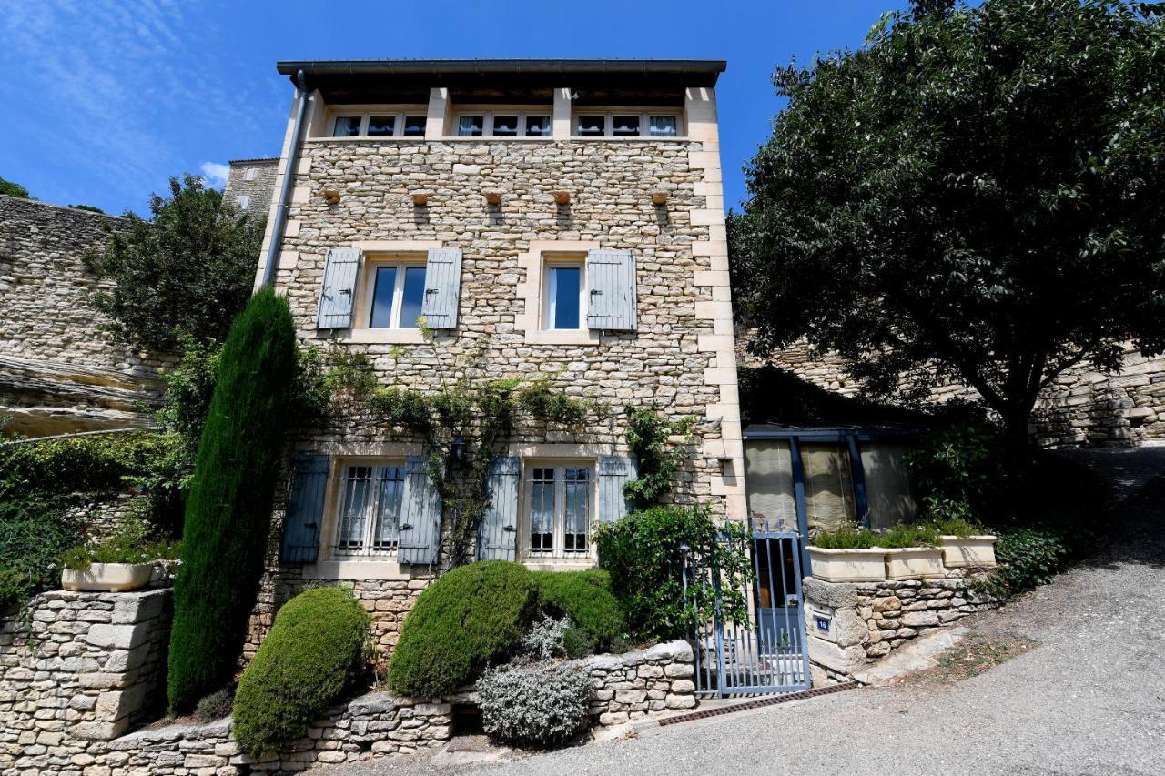 Villa Le Bonheur à Gordes Extérieur photo