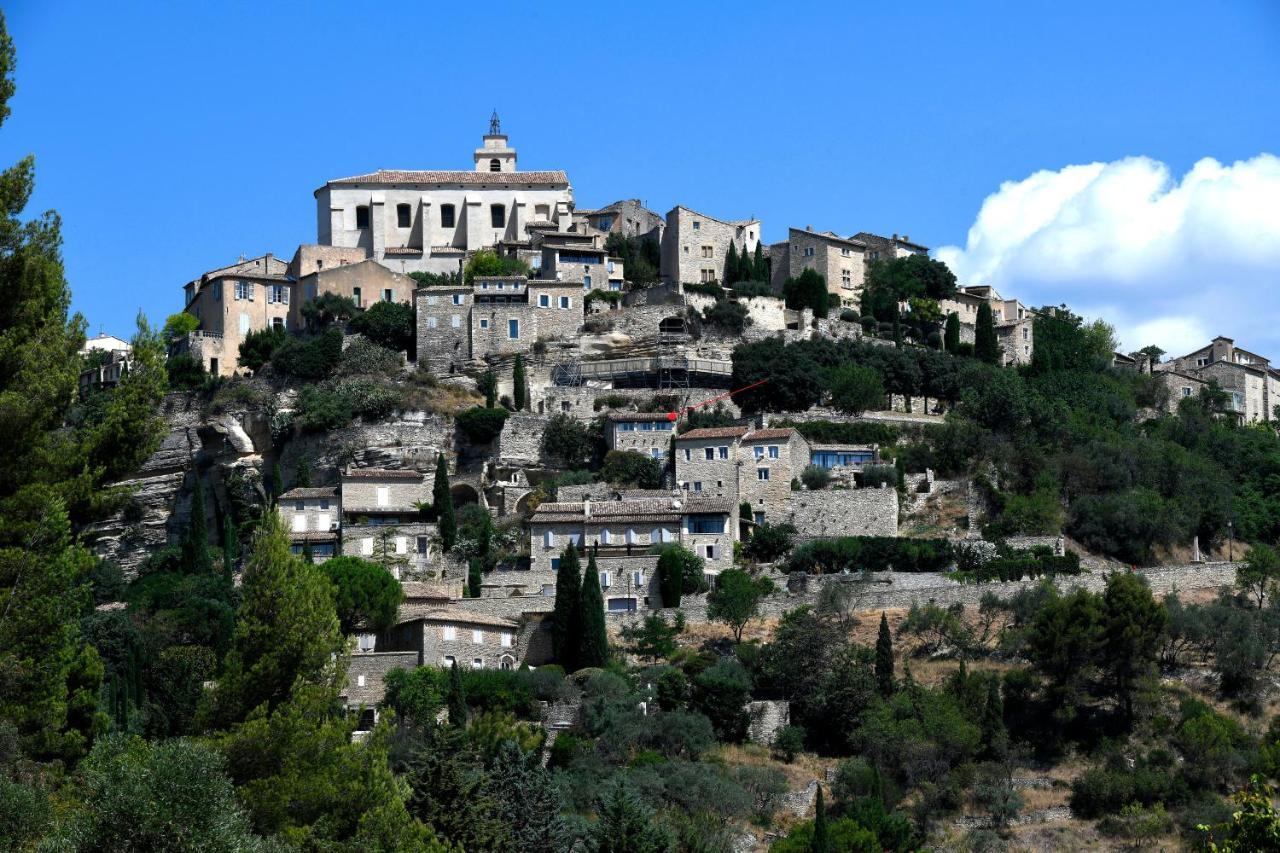Villa Le Bonheur à Gordes Extérieur photo