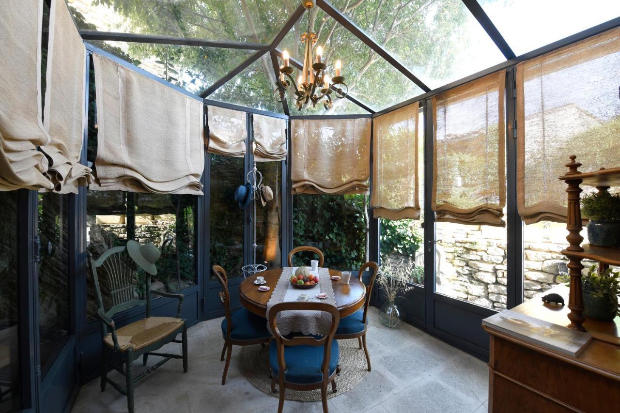 Villa Le Bonheur à Gordes Extérieur photo