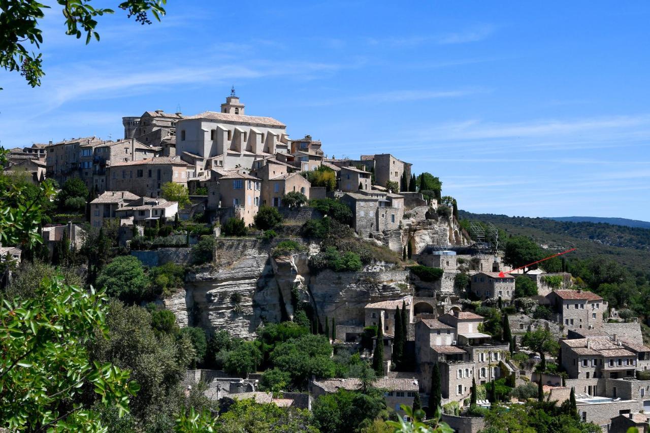 Villa Le Bonheur à Gordes Extérieur photo