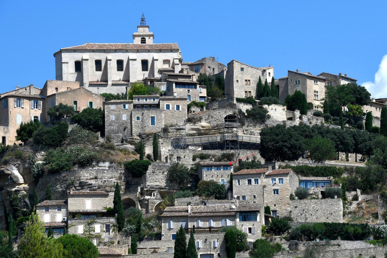 Villa Le Bonheur à Gordes Extérieur photo