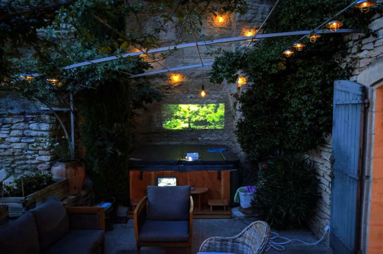 Villa Le Bonheur à Gordes Extérieur photo